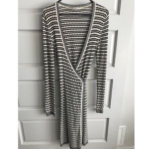 Diane Von Furstenberg woven wrap dress
